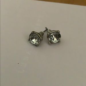 Faux diamond earrings